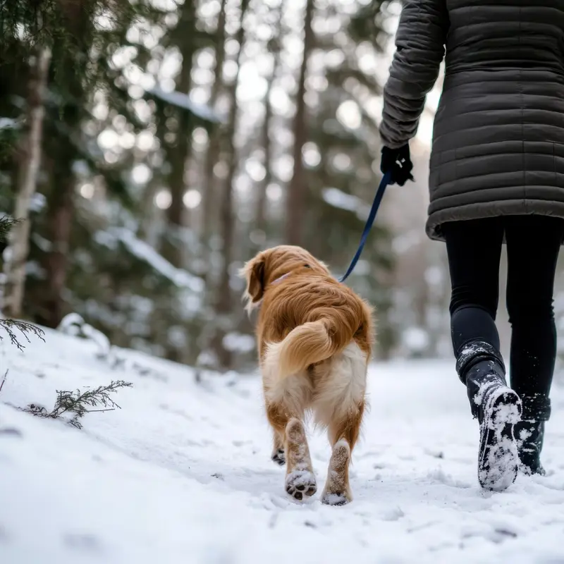 Winterwanderung mit Hund in Bad Kleinkirchheim, Kärnten